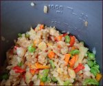 Fried rice cooked in GSI Boiler Pot.