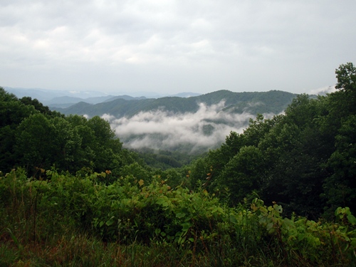 Appalachian Trail, view at Stecoah Gap