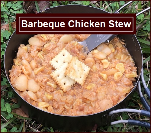 Backpacking Recipe: Barbeque Chicken Stew