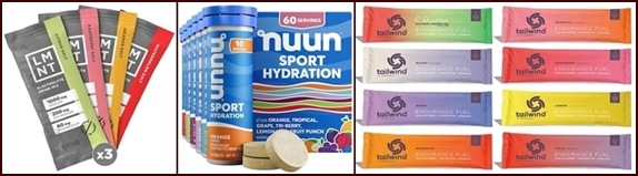 LMNT, Nuun & Tailwind Electrolytes