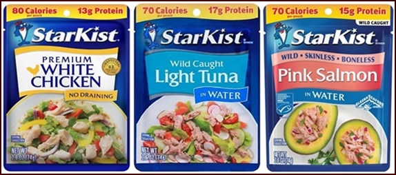 StarKist Chicken, Tuna & Salmon Packets