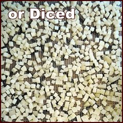 Diced Potatoes for Dehydrating