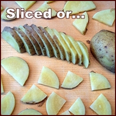 Sliced Potatoes