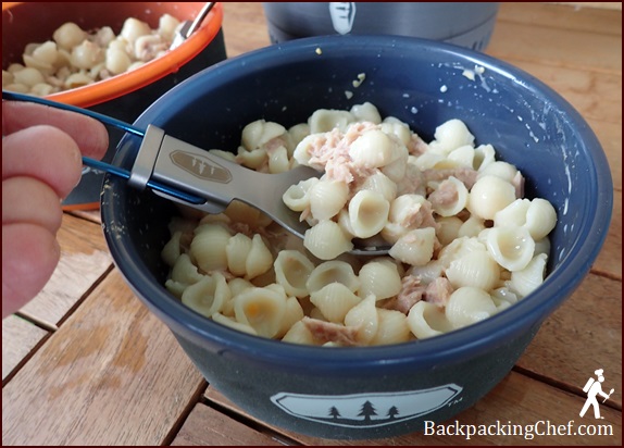 Tuna Mac & Cheese prepared in GSI Dualist bowls.